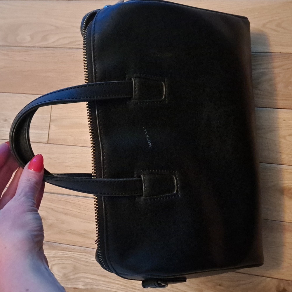 Black Matt & Nat Satchel bag